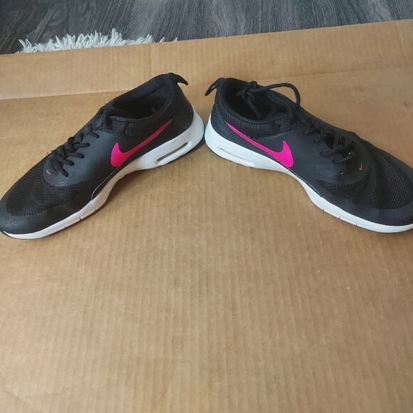 Nike Air Max THEA Girls Shoes 6.5 Black/Pink Casual Activewear Athleisure Sporty - Picture 6 of 9